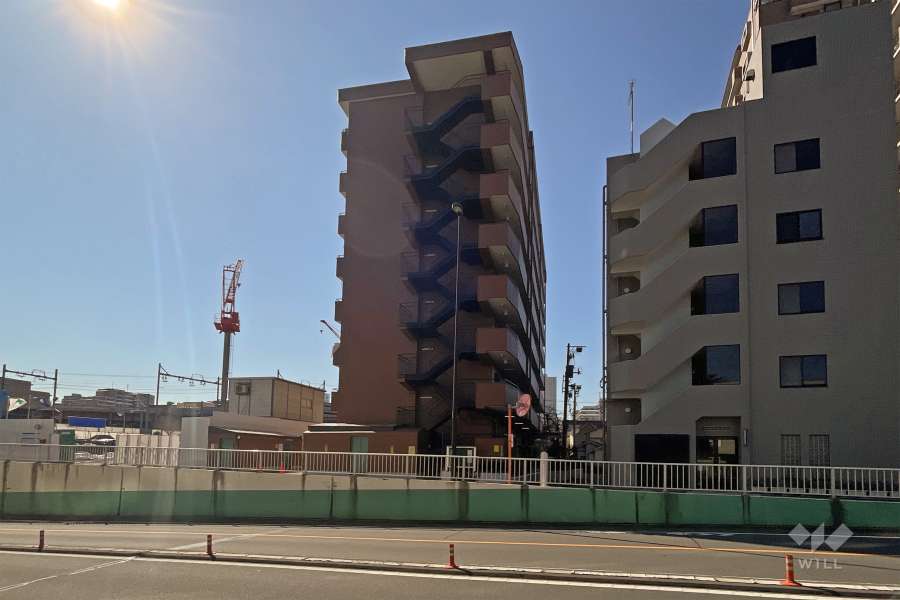 北千住コーポの外観（北西側から）