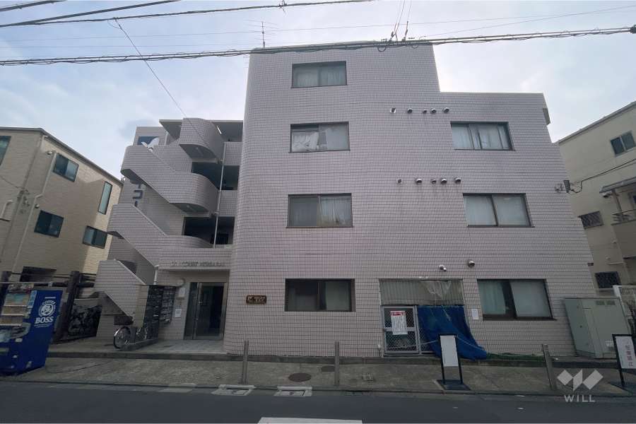 スカイコート西新井の外観（北西側から）