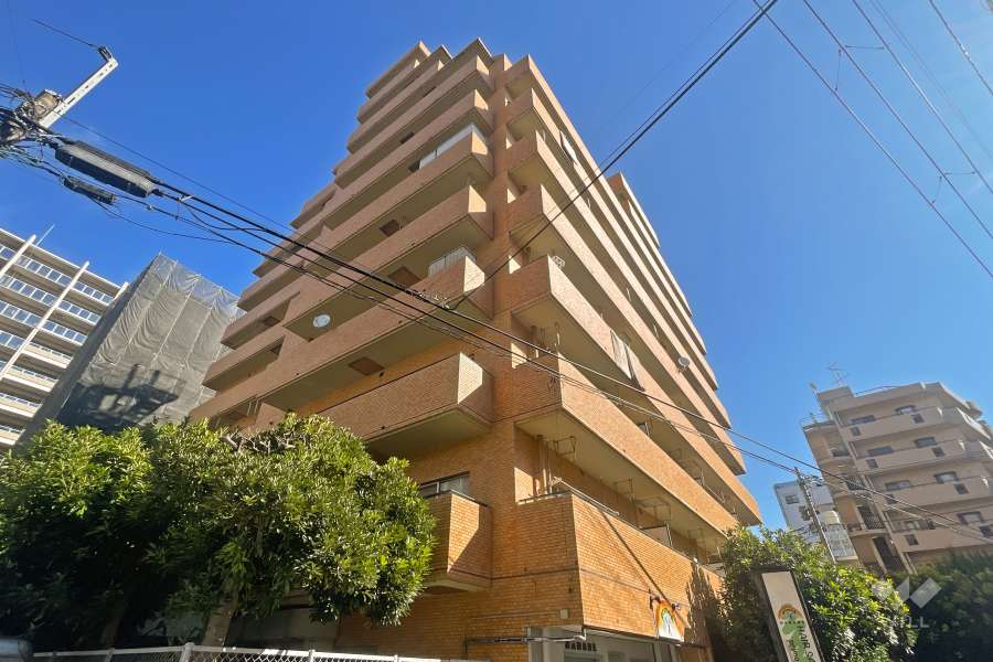 ライオンズマンション綾瀬の外観（南西側から）