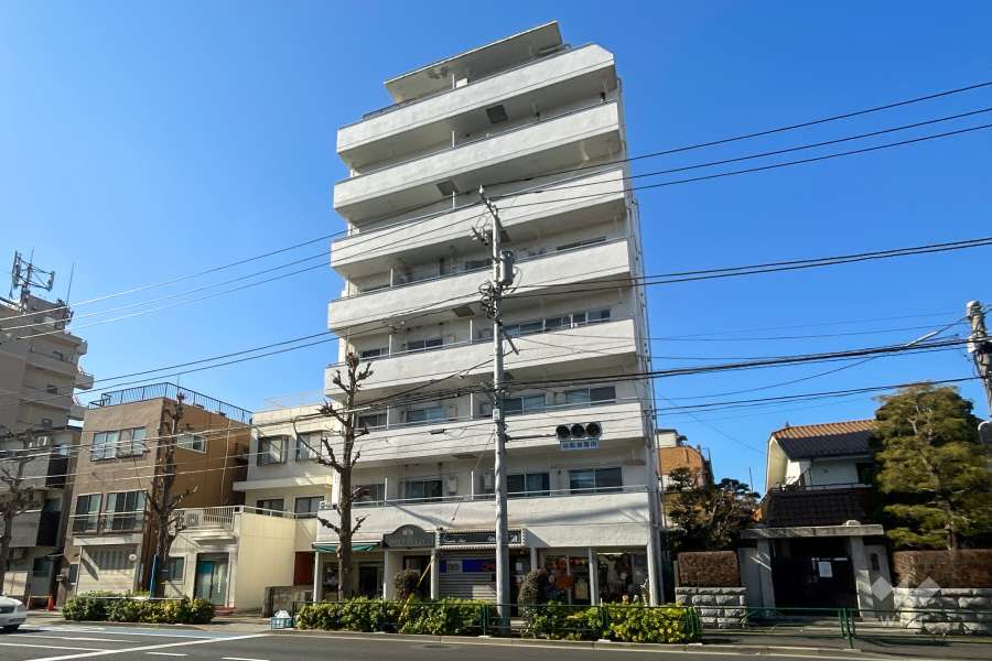 綾瀬ロイヤルマンションの外観（北東側から）