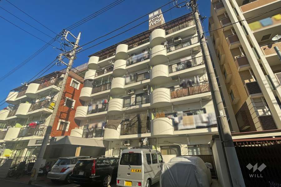 柳原パークハイツの外観（南東側から）