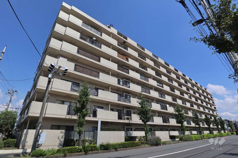 グレイスコート竹ノ塚の外観(南西側から)