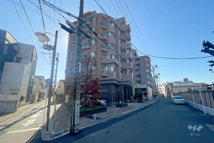ナイスブライトピア北千住の外観（北西側から）