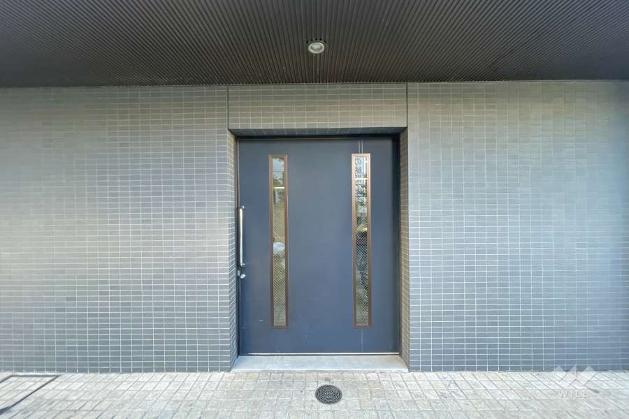 駐輪場の出入り口