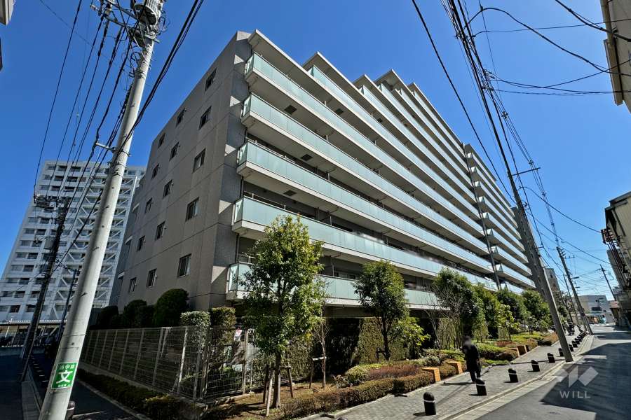 リビオ北千住の外観（南西側から）