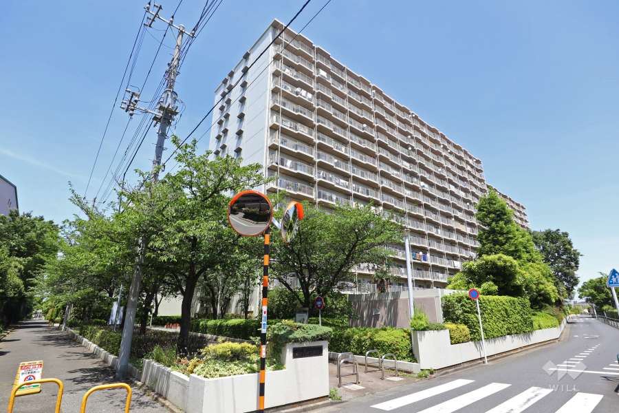 ボナハイツ中川1号の外観（南西側から）