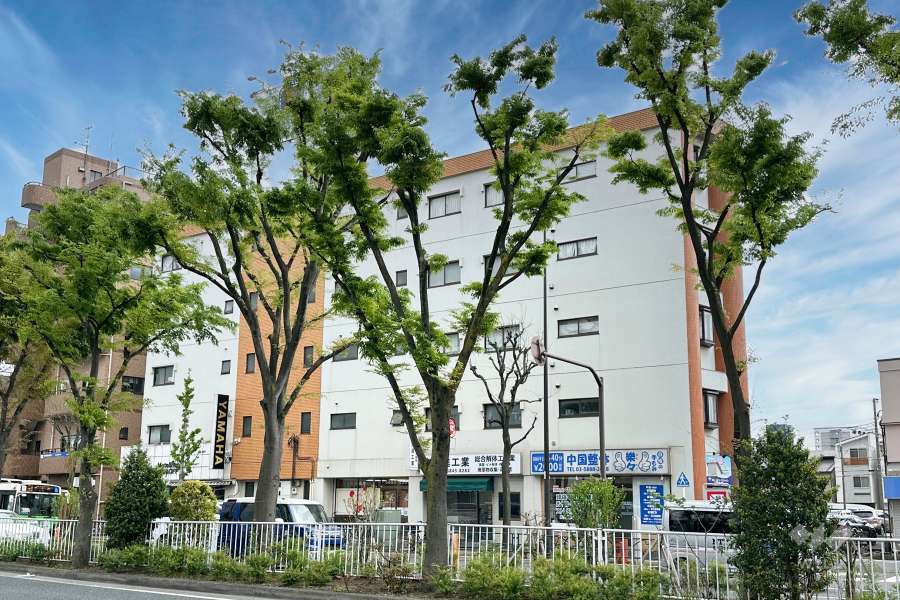 エスユーハイムの外観（北西側から）