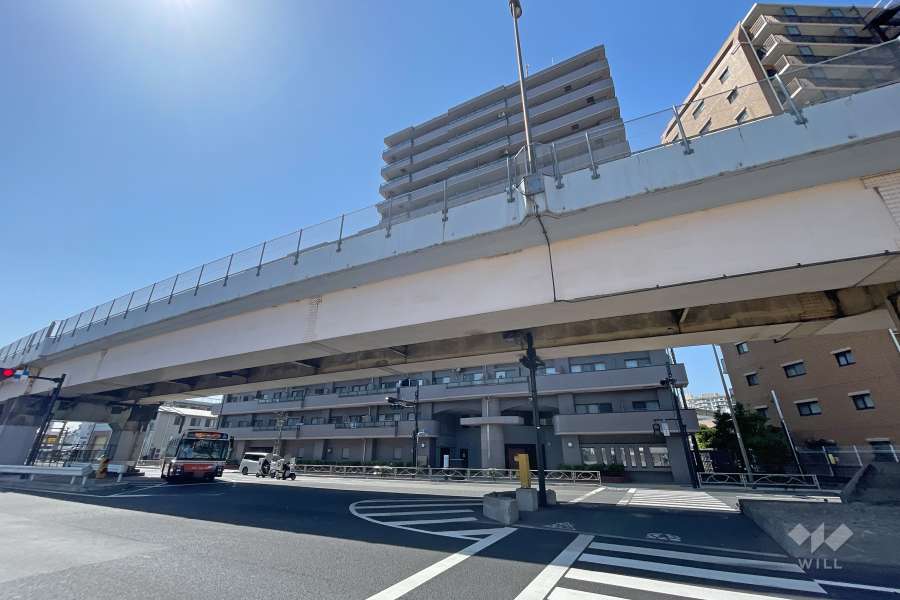 リーベパトリー竹ノ塚の外観（北東側から）