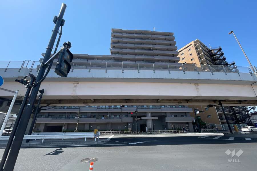 リーベパトリー竹ノ塚の外観（東側から）