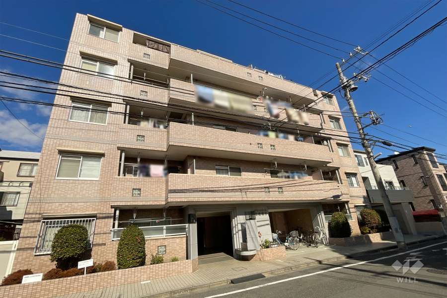 グリーンパーク北綾瀬６の外観（南西側から）