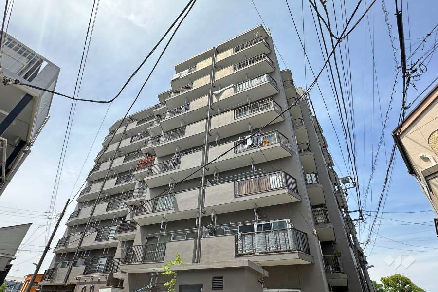 メイゾン西新井の外観（南東側から）