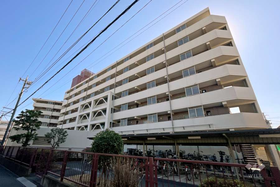 グリーンパーク五反野の外観（北西側から）