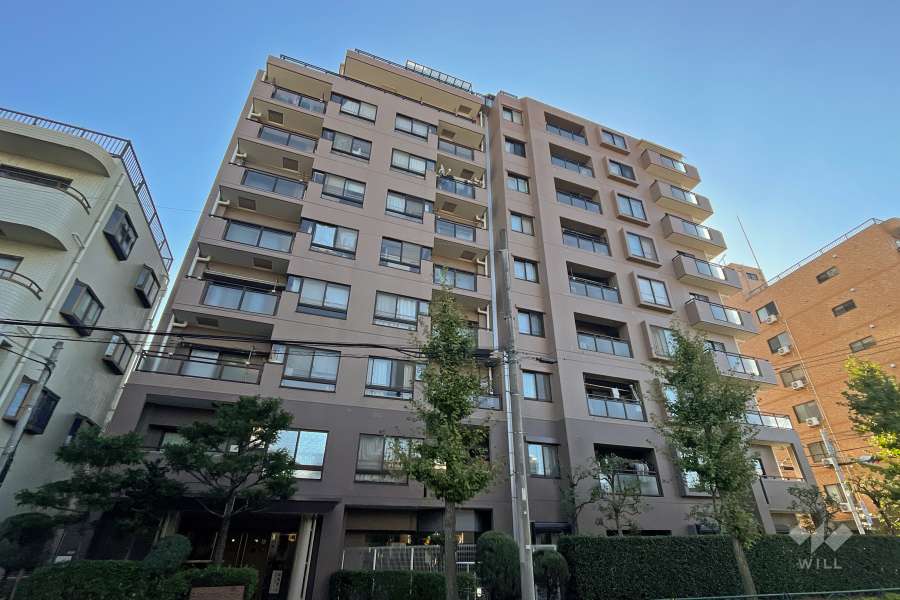 エヴァーグリーン綾瀬1番館の外観（西側から）