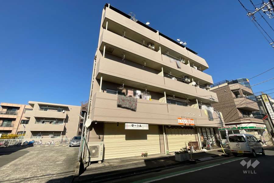 ライオンズマンション中央本町の外観（南西側から）