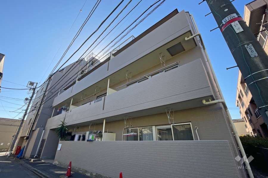 ライオンズマンション中央本町の外観（北東側から）