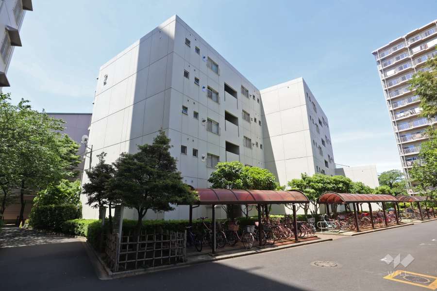 ボナハイツ中川2号棟の外観(南東側から)