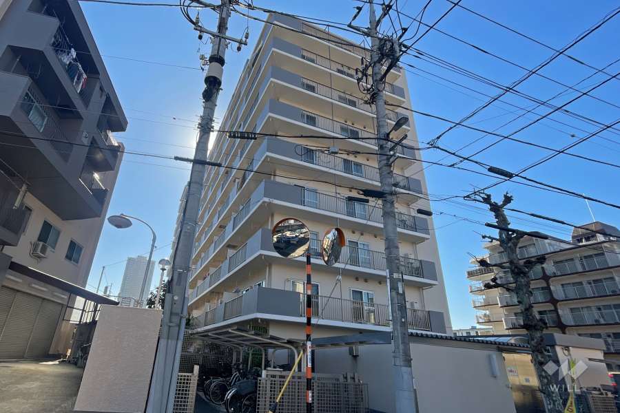 エンゼルハイム千住の外観（北東側から）