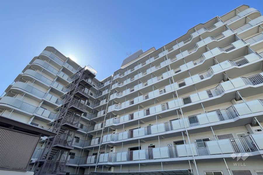 ネオコーポ亀有の外観(東側から)