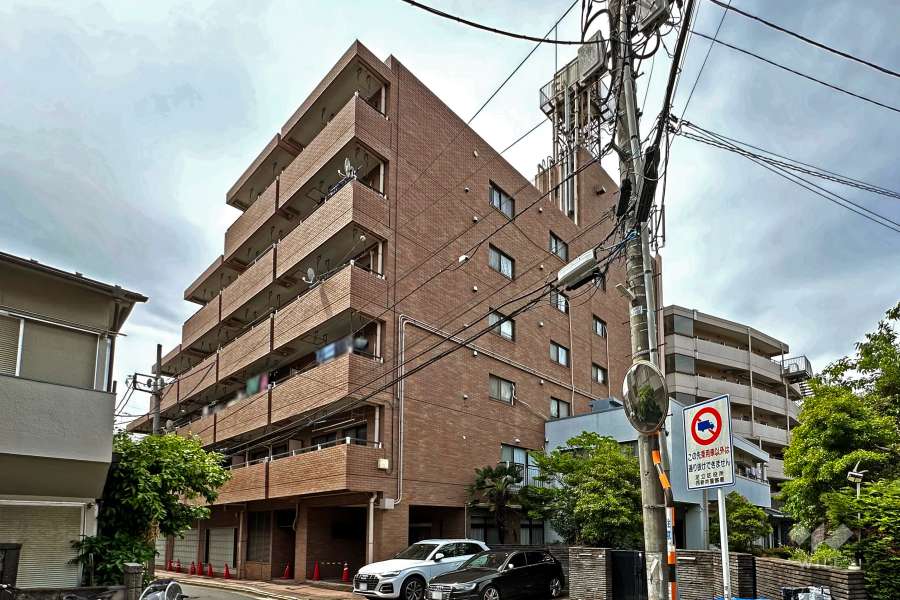 シャンドヴィラージュの外観（南東側から）