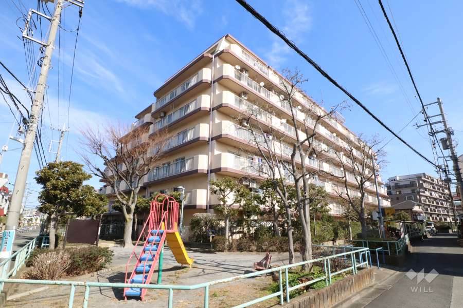 ダイアパレス綾瀬の外観（南西側から）