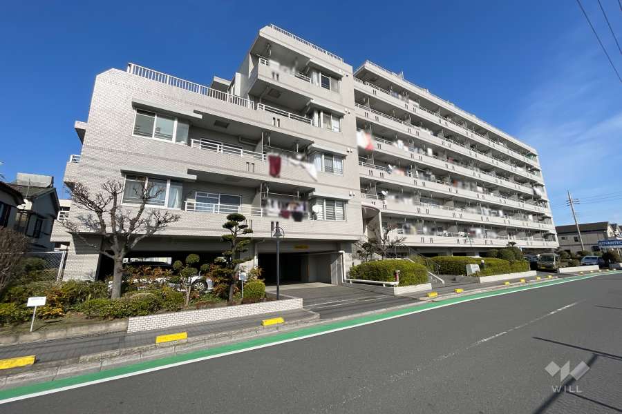 グリーンパーク花畑６の外観（南西側から）