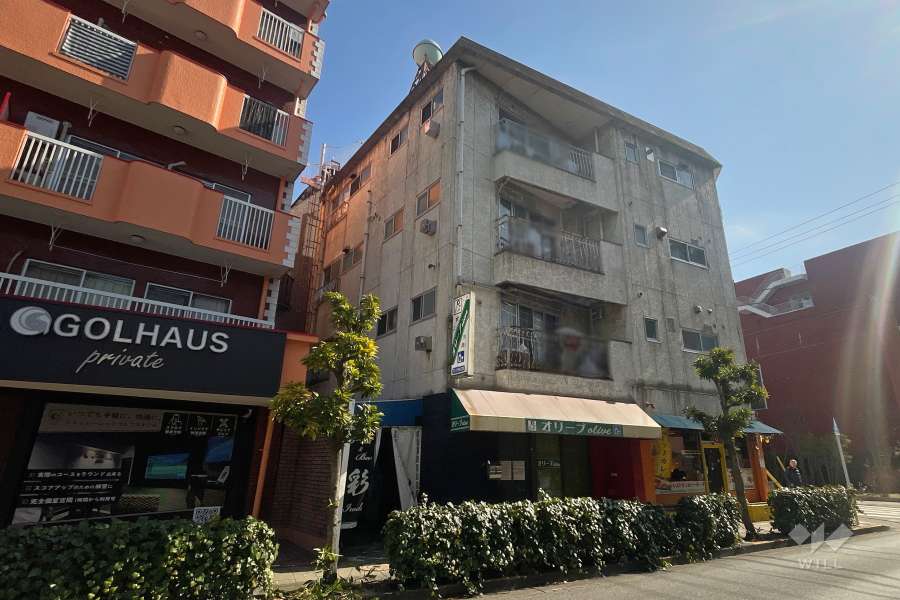 綾瀬スターハイツの外観（北西側から）