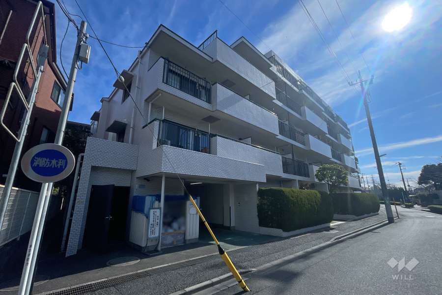 グリーンパーク扇の外観（北西側から）