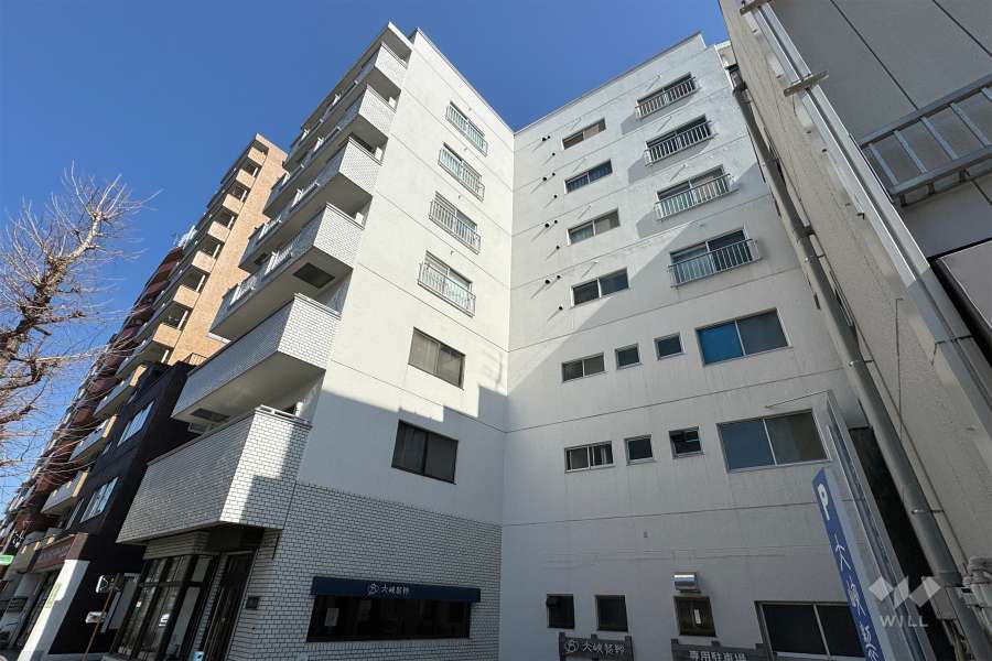 大峡ダイアパレス千寿の外観(南西側から）