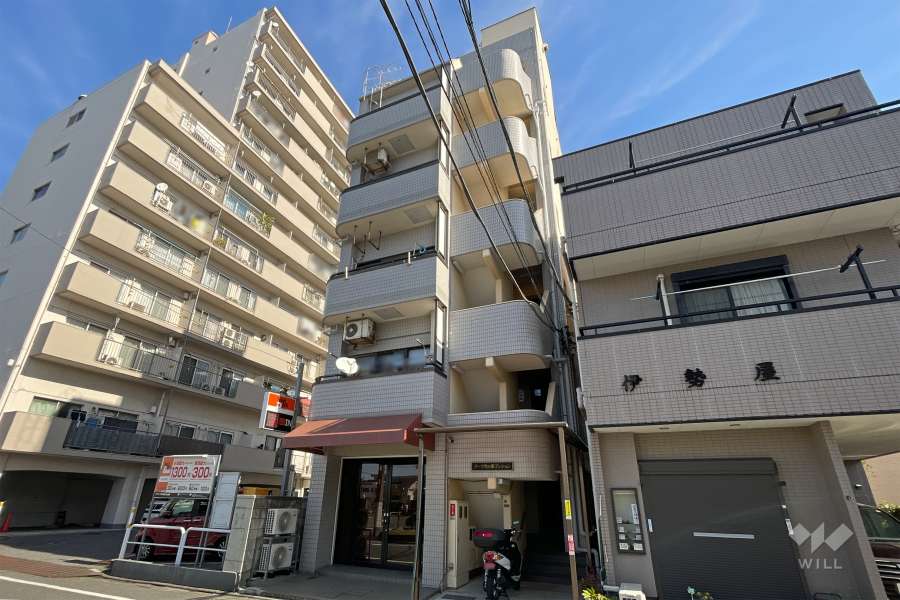 アーク竹の塚マンションの外観（南西側から）
