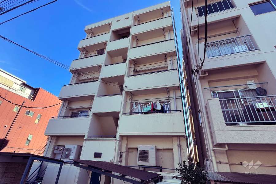 新田第１１ウィーンハイツの外観（北西側から）