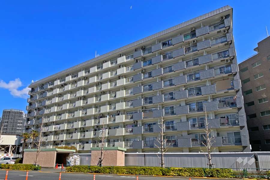 関屋ステーションハイツの外観（南東側から）