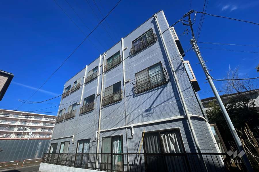 プランドール江北の外観（南西側から）