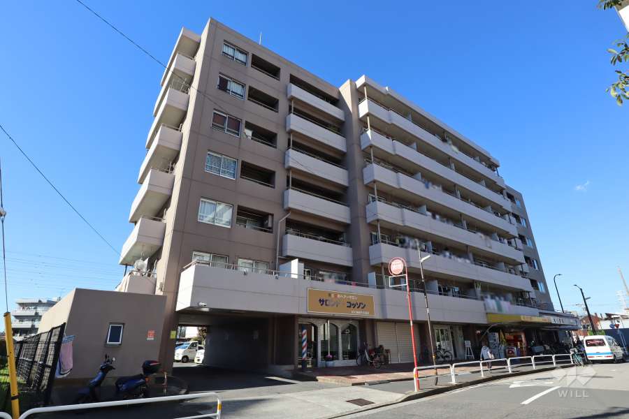 グリーンパーク第5綾瀬の外観(南東側から)