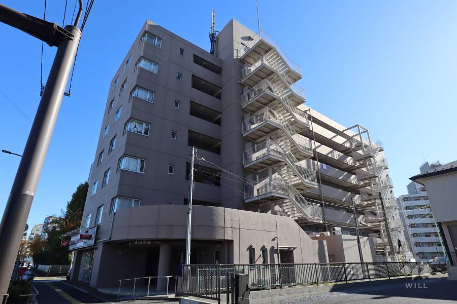 グリーンパーク第5綾瀬の外観(北西側から)