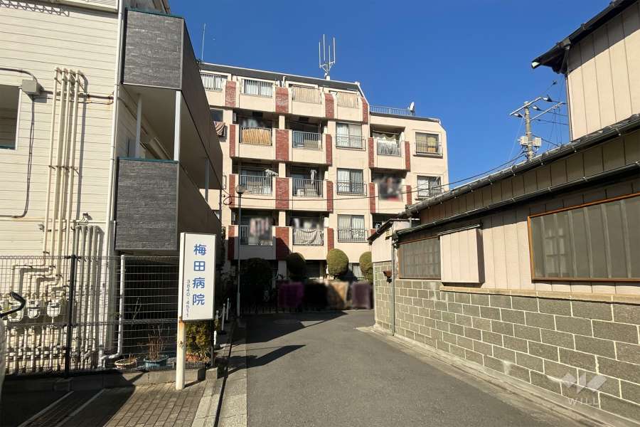 第１０小倉ハイコーポの外観（南西側から）