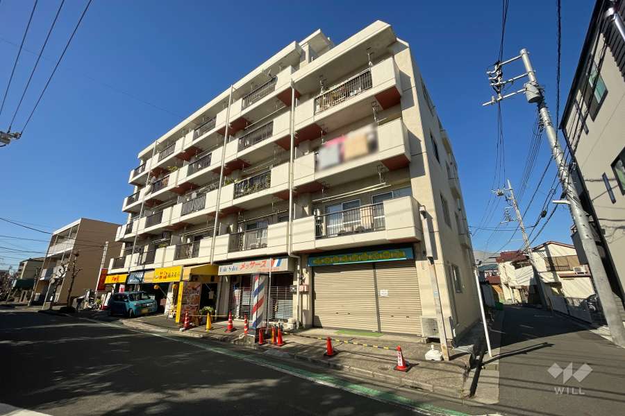 フローラハイツ五反野の外観（南東側から）