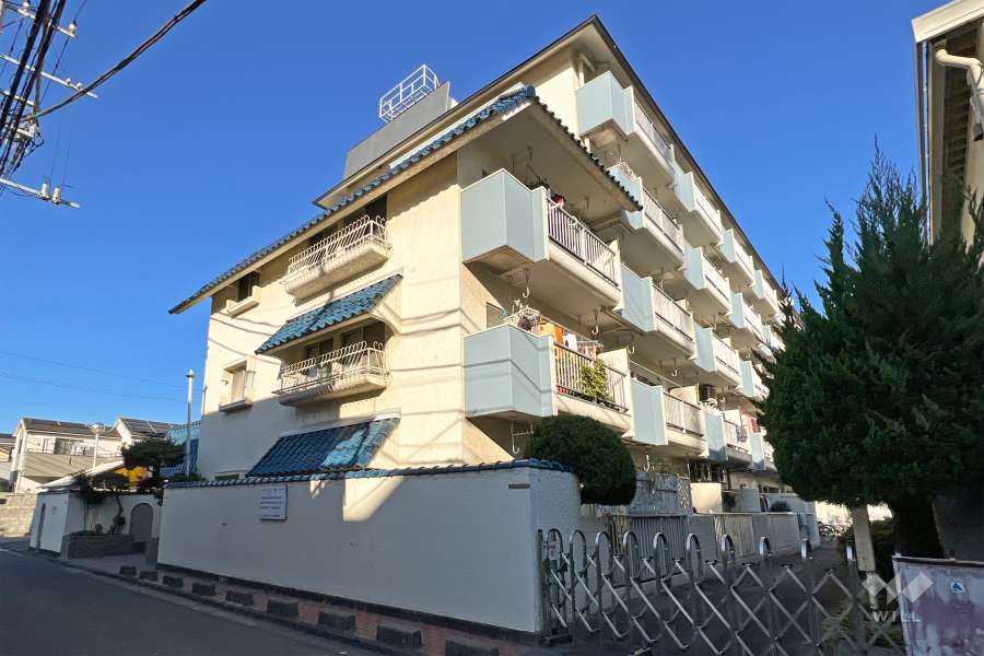 第2東個マンションの外観（南西側から）