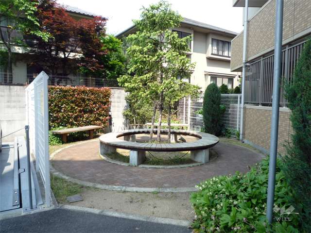 敷地内の中庭