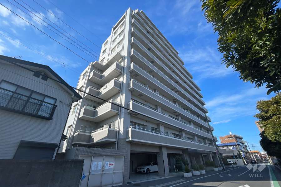 グリーンパーク綾瀬24の外観（南東側から）