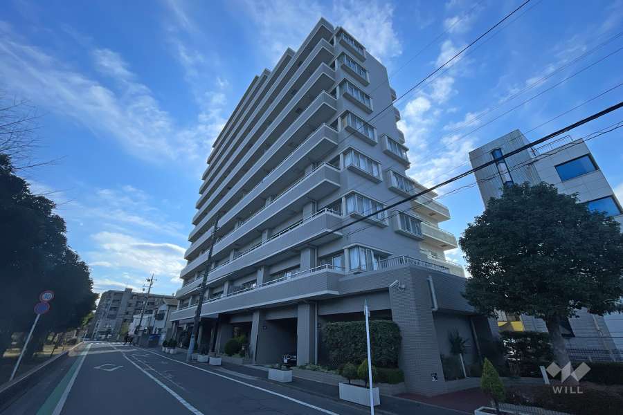 グリーンパーク綾瀬24の外観（北東側から）