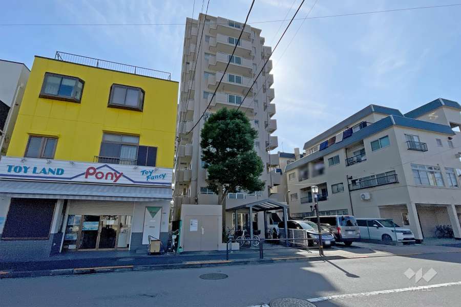 グリーンパーク花畑2ルヴァンの外観（北東側から）