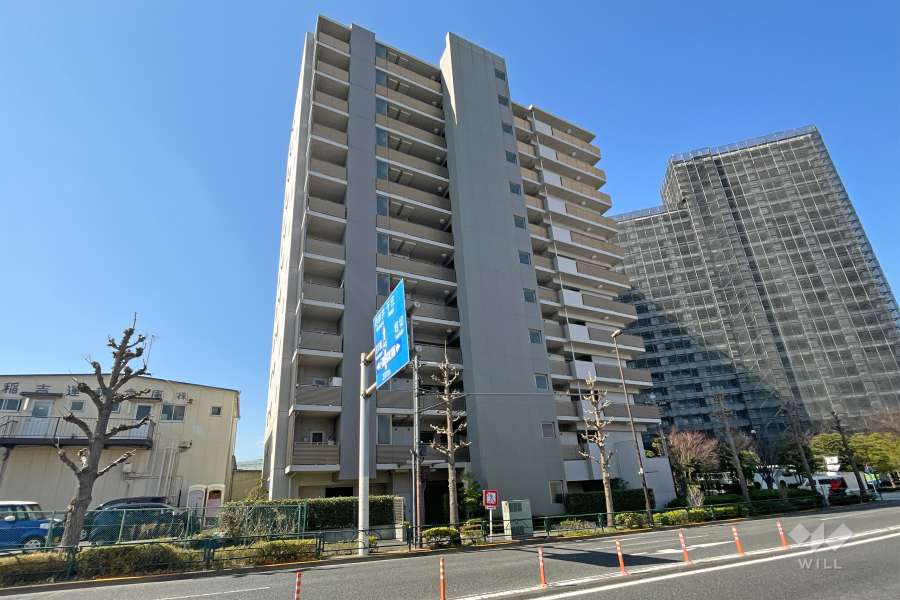 サングランデ千住曙町の外観（南東側から）