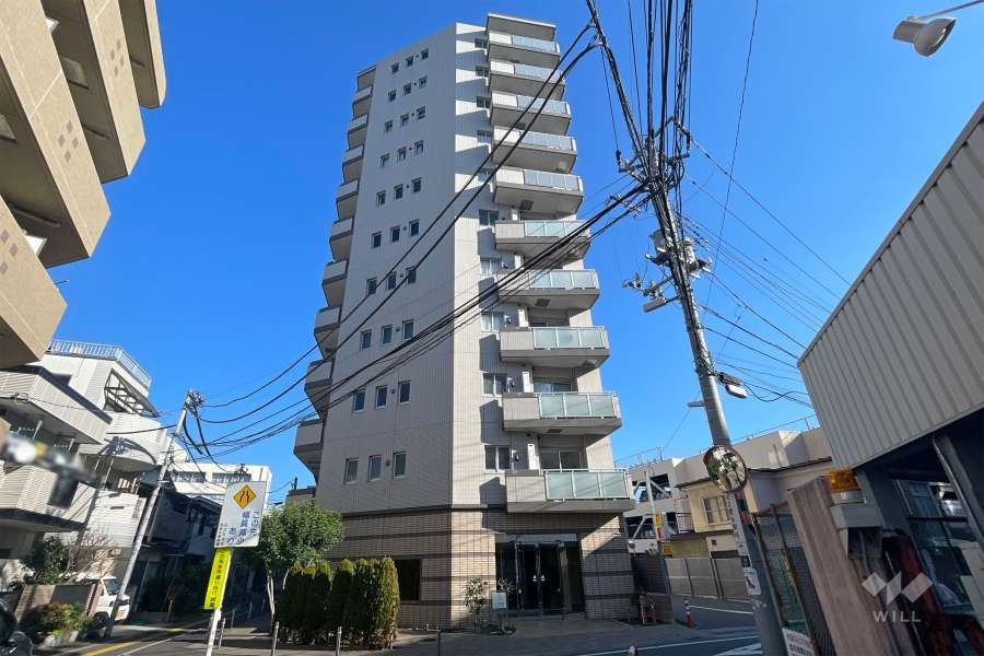 シティインデックス西新井の外観（北西側から）　