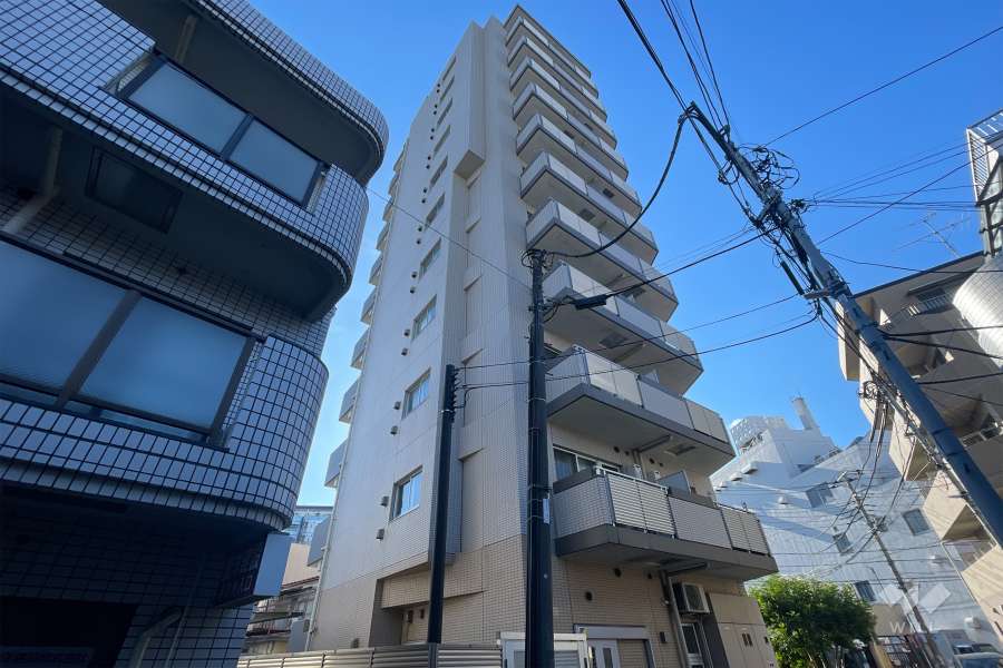 シティインデックス西新井の外観（東側から）　