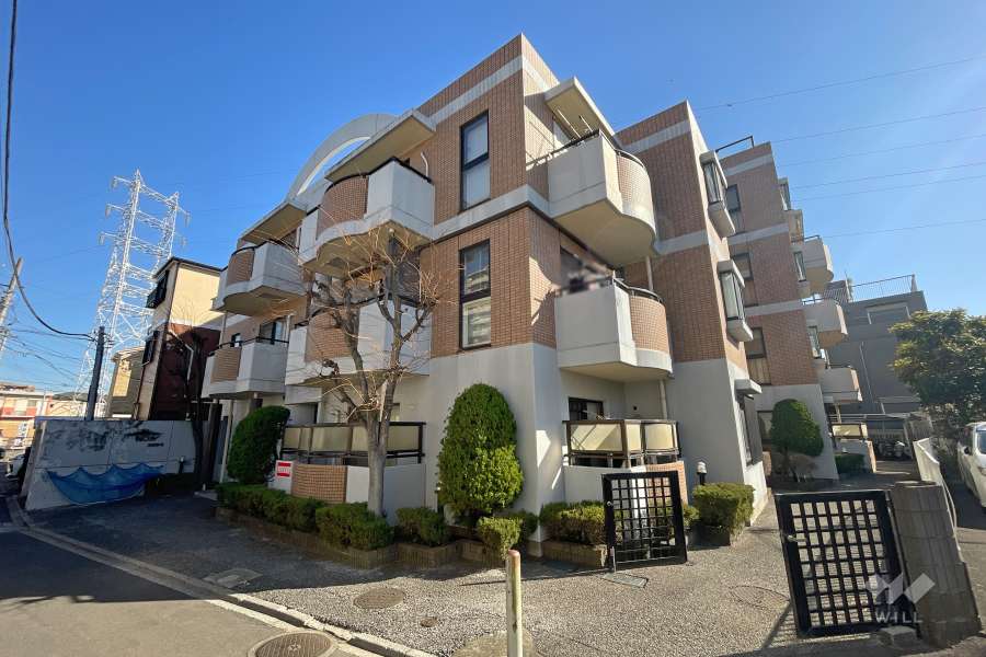 グリーンパーク五反野８の外観（北西側から）