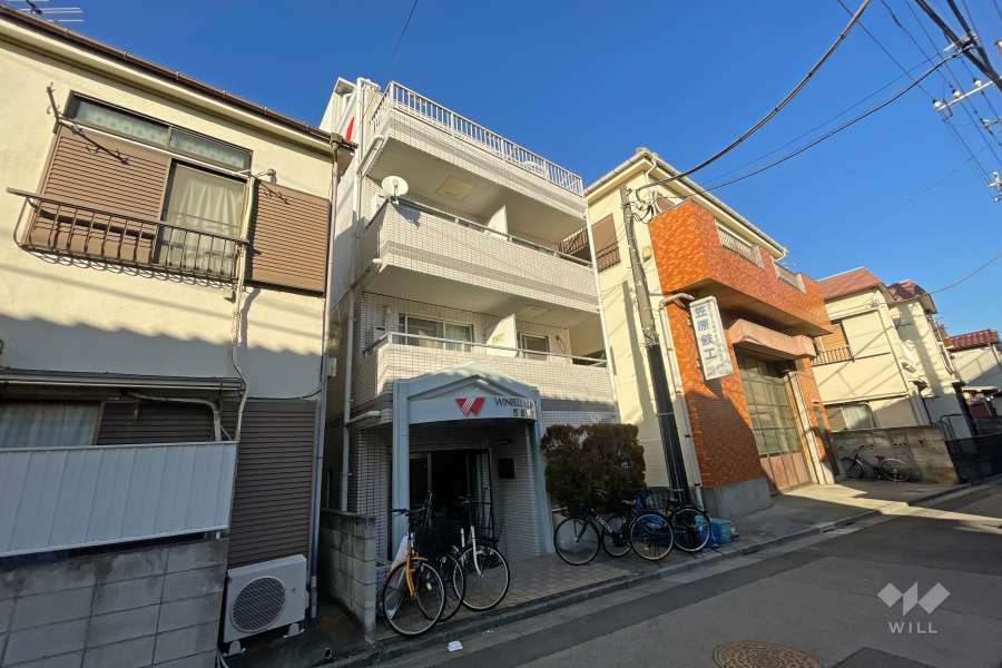 ウィンベルソロ五反野第２の外観（南西側から）