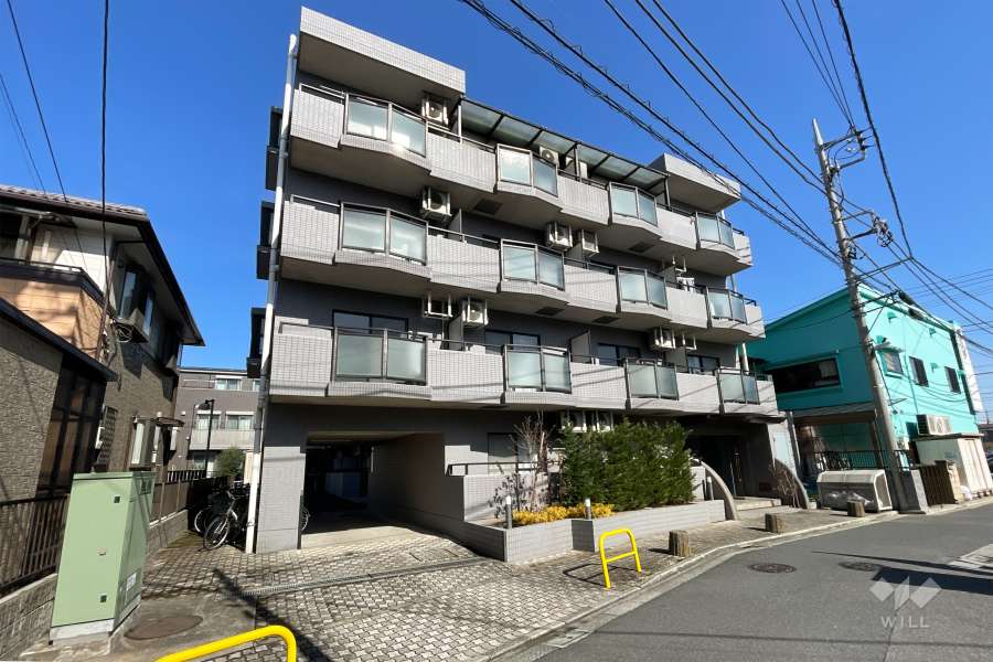 アルファグランデ竹の塚の外観（南西側から）