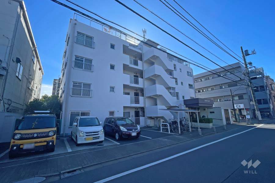 エンゼルハイム鹿浜の外観（北東側から）