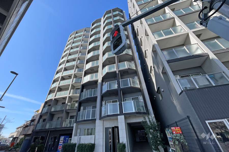 ジェノヴィアトーキョーノースグリーンヴェールの外観（北東側から）