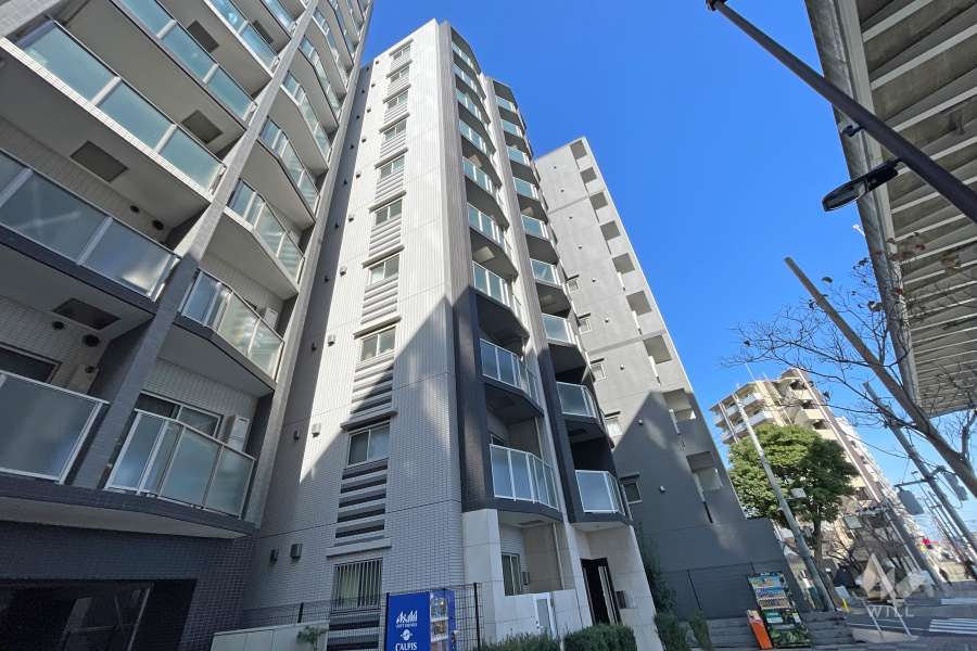 ジェノヴィアトーキョーノースグリーンヴェールの外観（南東側から）